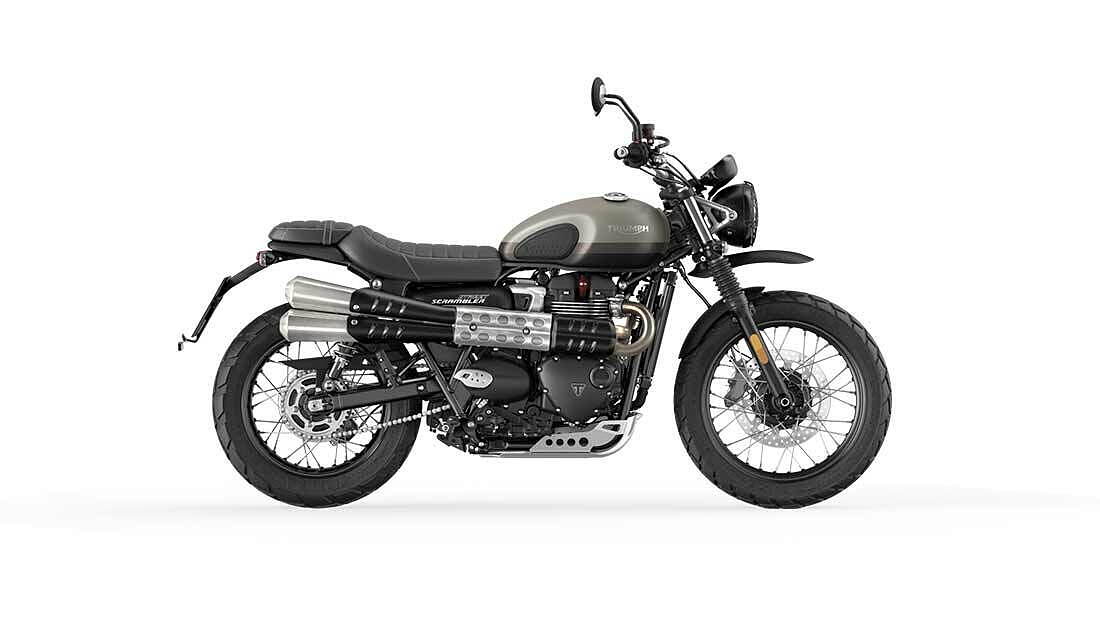 Sandstorm Matt Storm Grey Triumph Street Scrambler